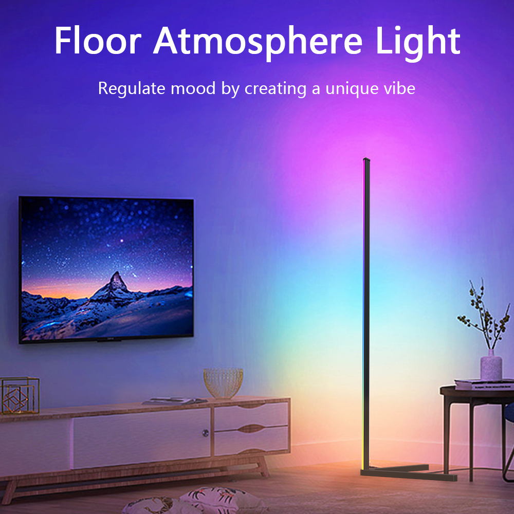 Floor Lamp Tripod - Lampadaire nordique moderne RGBW WIFI/Bluetooth coin