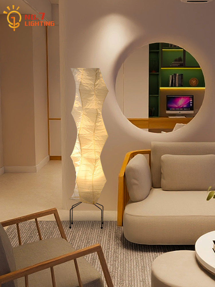 Floor Lamp Tripod - Wine--sabi-Lampadaire LED en papier de riz