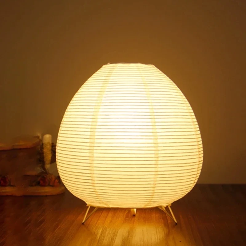Floor Lamp Tripod - Lanterne japonaise en papier de riz,