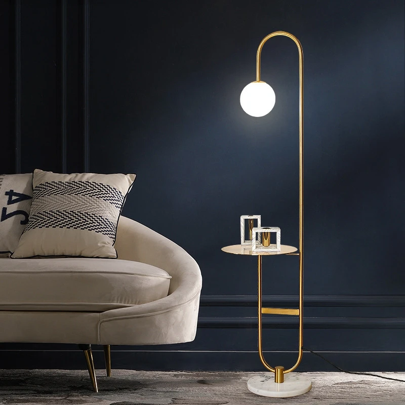 Lampe LED autoportante en marb - Floor Lamp Tripod avis et prix