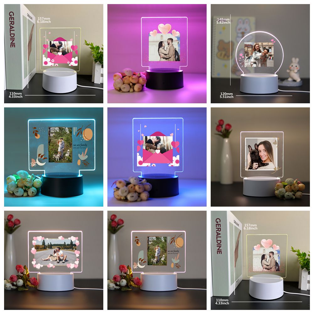 1 pc personnaliser Photo perso - Lighting Decor Photos avis et prix