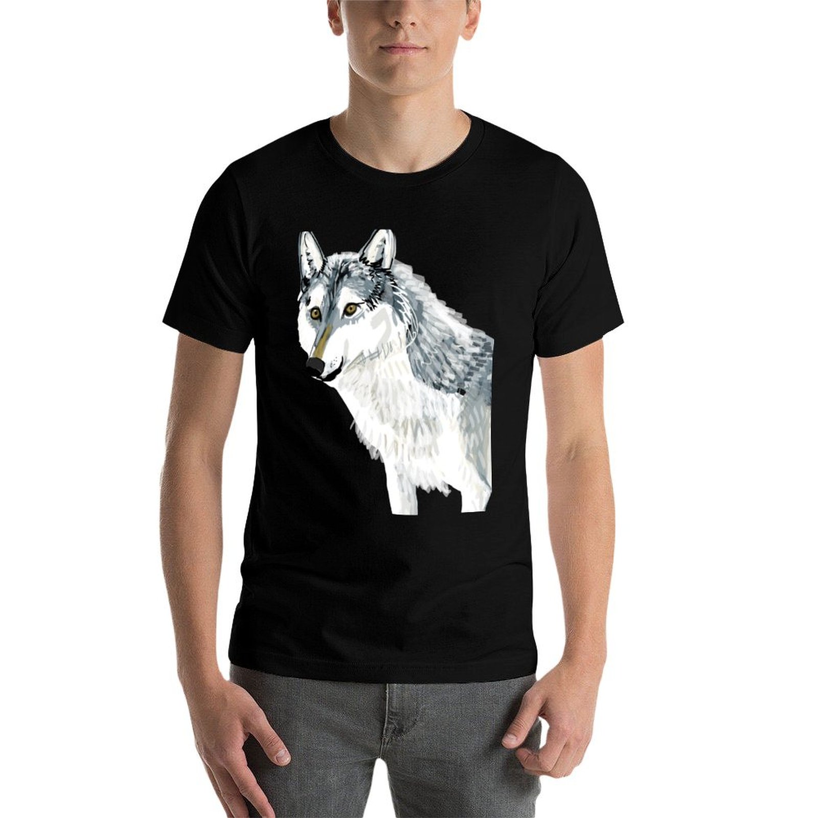 Totem Alberta Wolf T-Shirt déc - Alberta Lighting & Decor Photos avis et prix