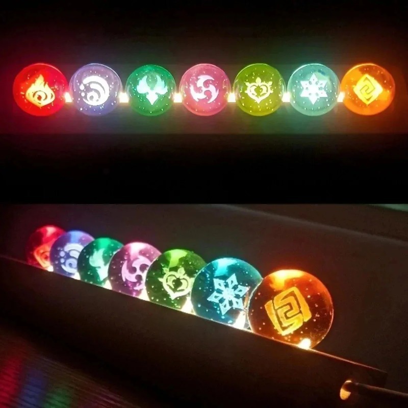 Lampe de nuit Genshin Impact e - Elements Lighting Decor avis et prix