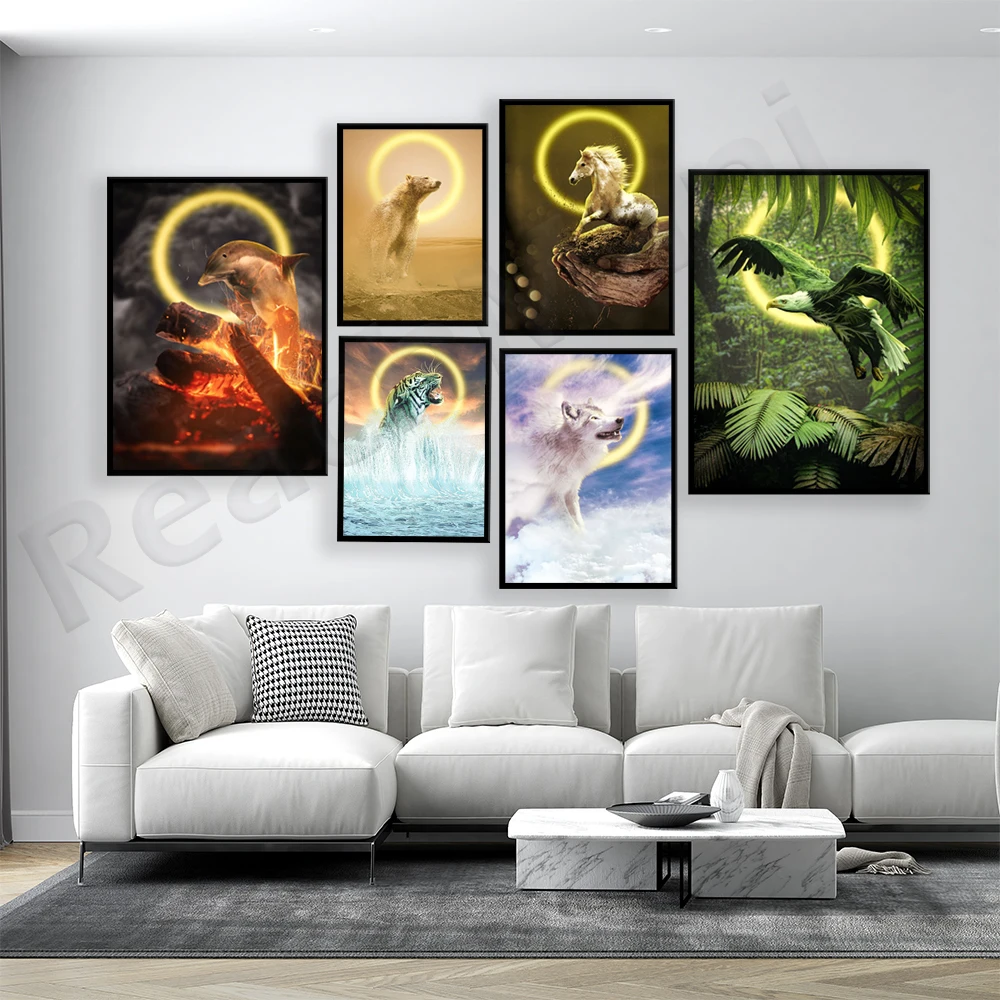 Tableau sur toile lumineuse av - Elements Lighting Decor avis et prix