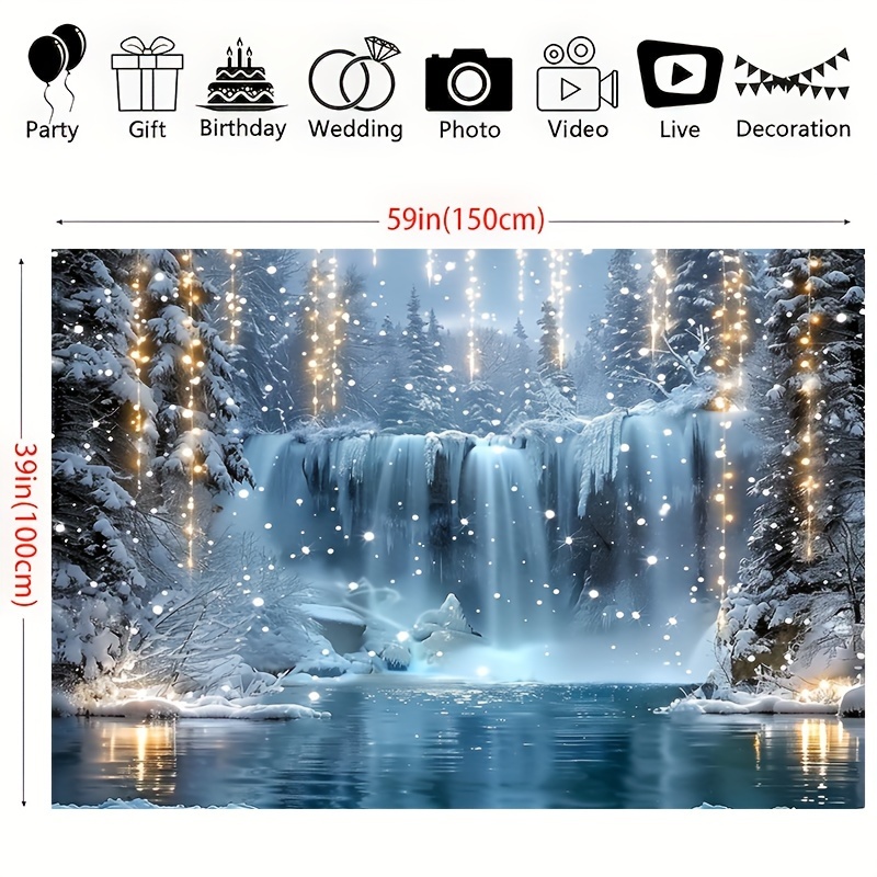 Tissu de fond fantaisie de Noë - Elements Lighting Decor avis et prix