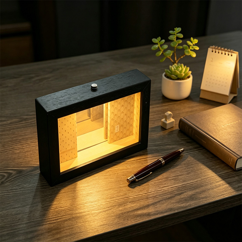 Cadre photo miroir infini Abys - Lighting Decor Photos avis et prix
