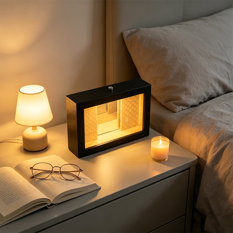 Cadre photo miroir infini Abys - Lighting Decor Photos avis et prix