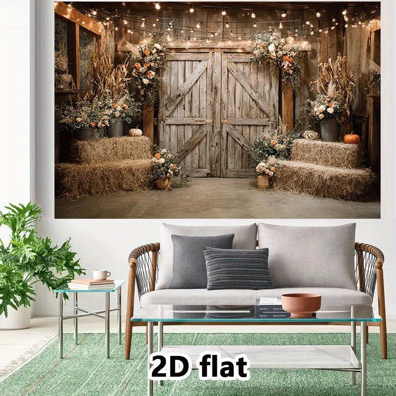 Tapisserie murale rustique 2D  - Lighting Decor Photos avis et prix