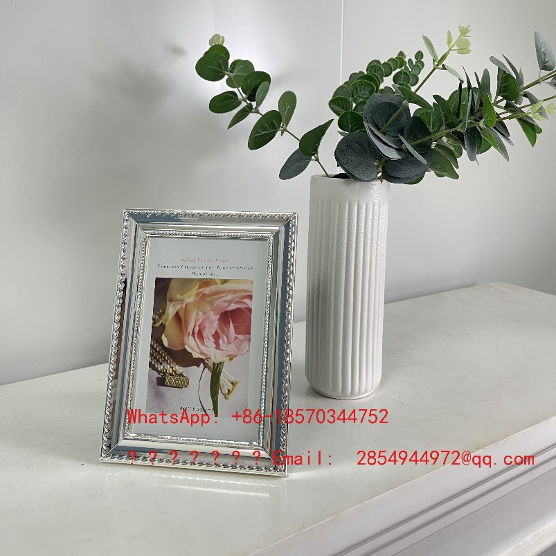Cadre photo en métal argenté d - Lighting Decor Photos avis et prix