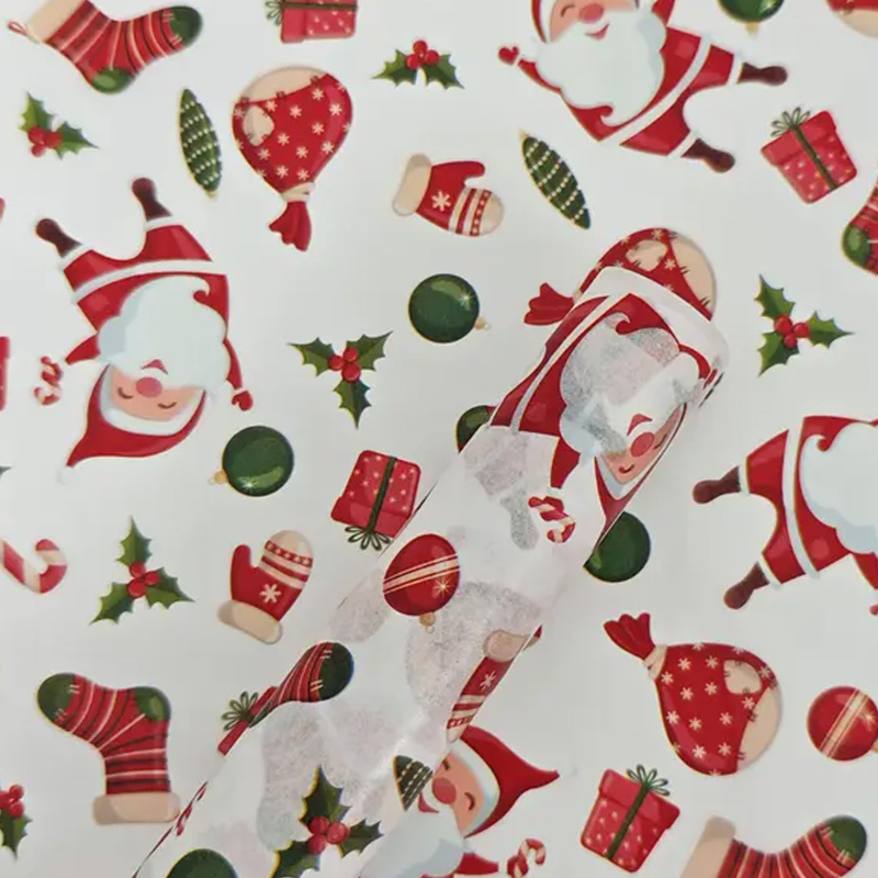 Papier de noël en forme de poi - Elements Lighting Decor avis et prix