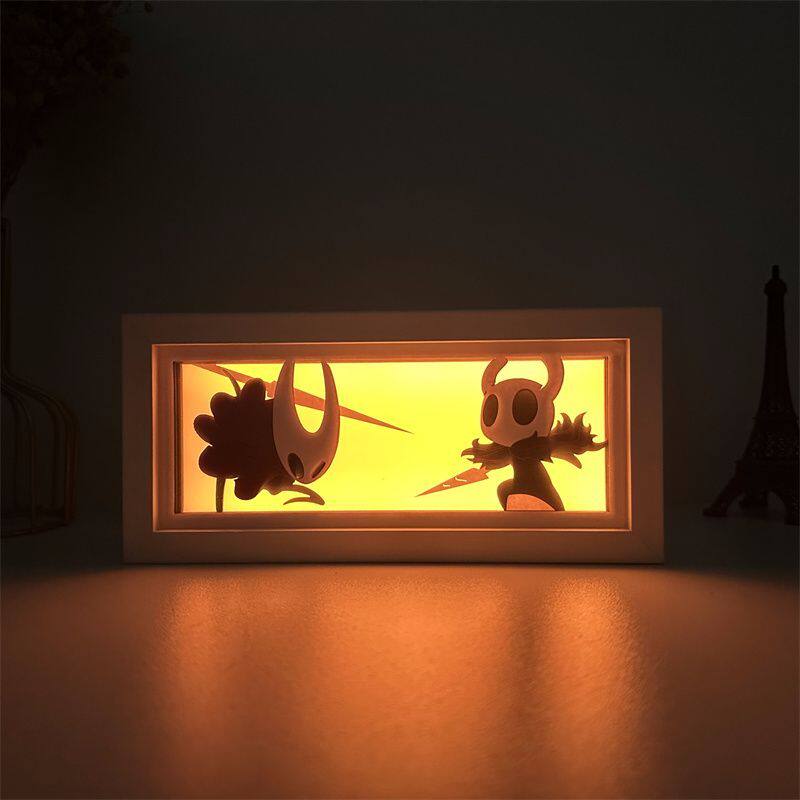 Lampe de nuit LED Hollow Knigh - Lighting Room Decor Items avis et prix