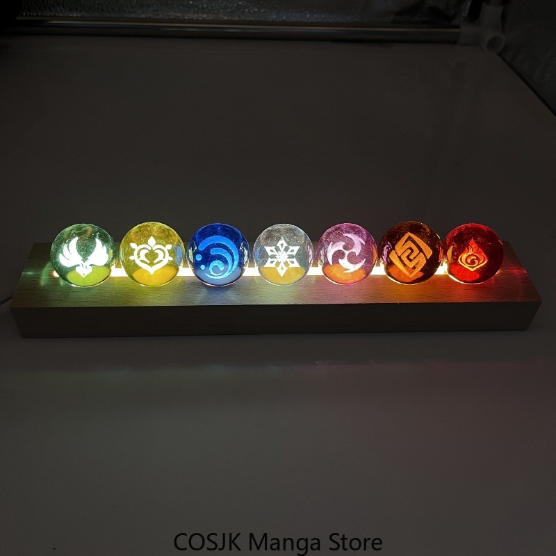 Lampe de chevet Genshin Impact - Elements Lighting Decor avis et prix