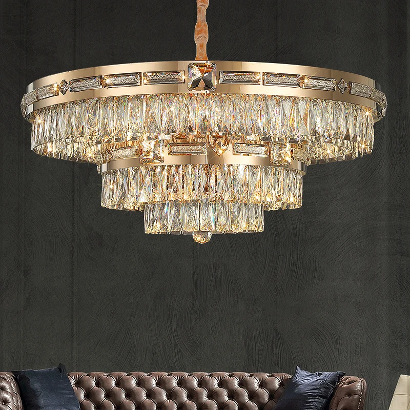 Lustre en cristal de luxe mode - Lighting Room Decor Items avis et prix