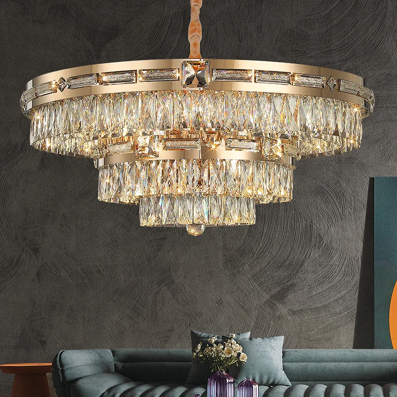 Lustre en cristal de luxe mode - Lighting Room Decor Items avis et prix