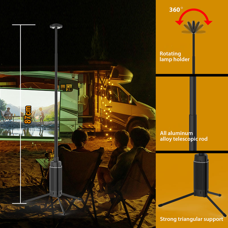 Lanterne de camping portable t - Floor Lamp Tripod avis et prix