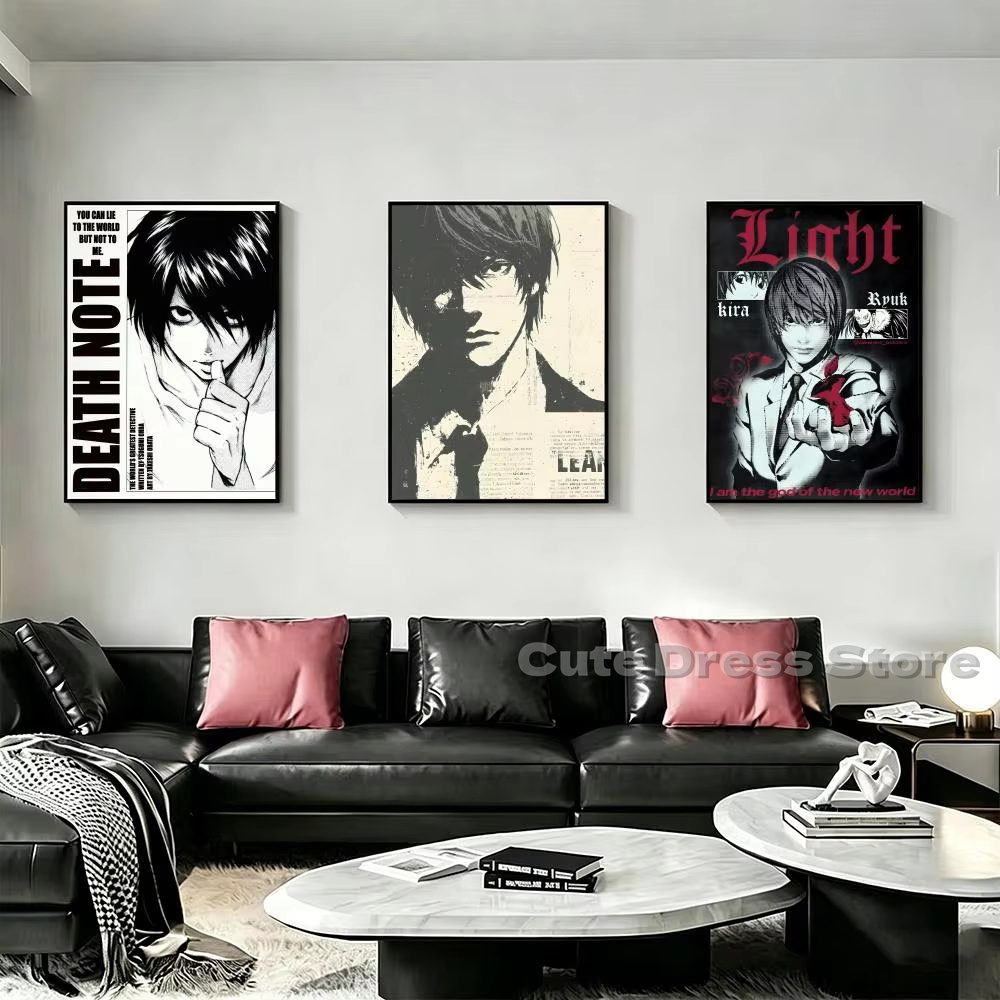 Impression sur toile Death Not - Lighting Room Decor Items avis et prix