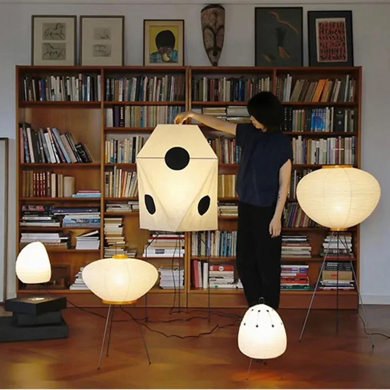 Japonais Akari Noguchi riz pap - Floor Lamp Tripod avis et prix
