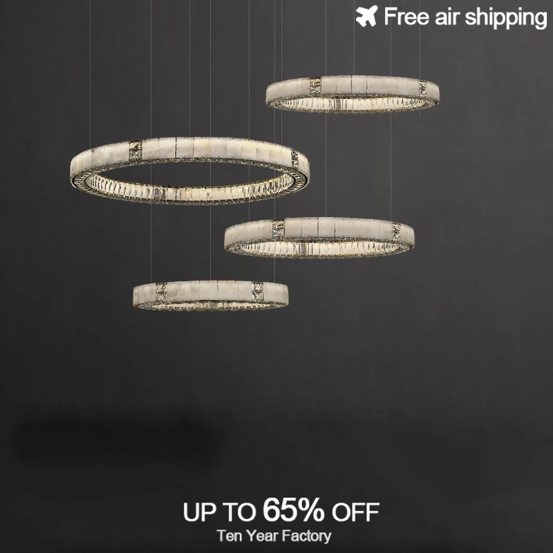 Lustre LED moderne noir doré a - Elements Lighting Decor avis et prix